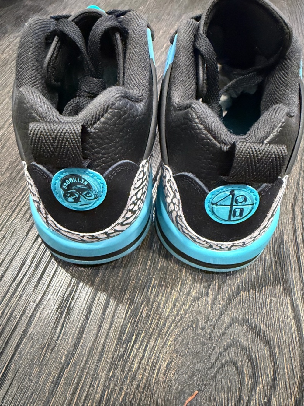 Nike Air Jordan Spizike Low 'Black/Gamma Blue' | Men Size 6.5Y - Picture 8 of 11